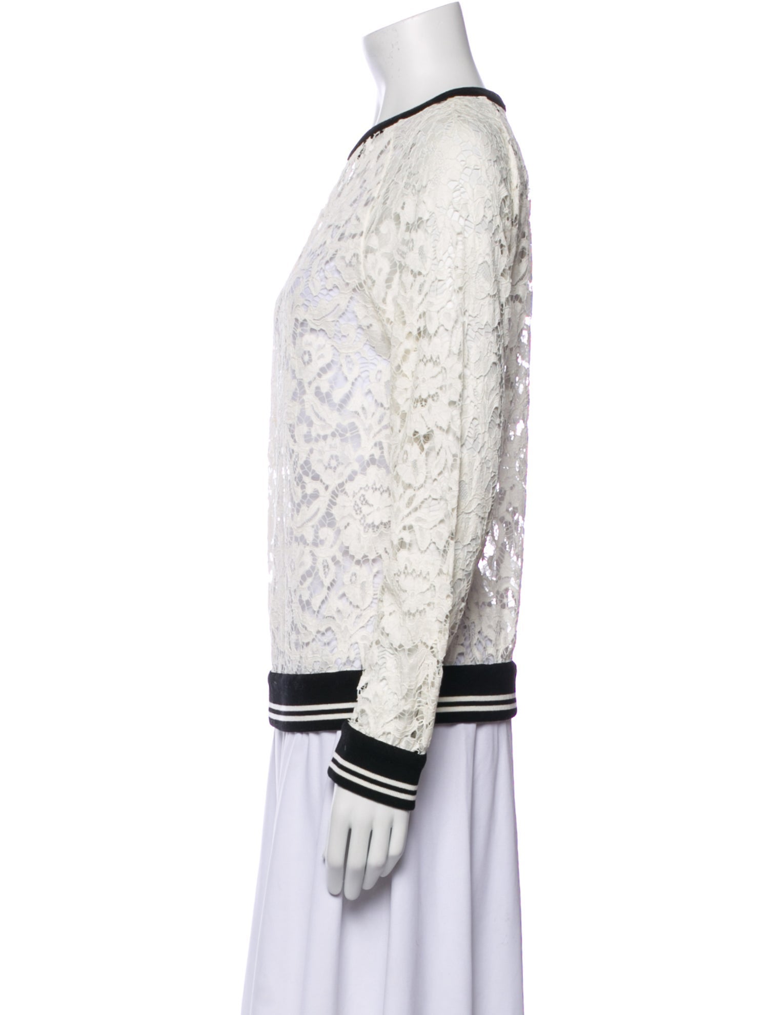 Valentino Lace Lace Pattern Sweatshirt